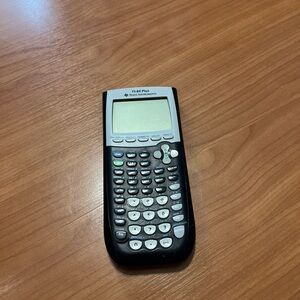 Texas Instruments TI-84 Plus Black and Gray Calculator